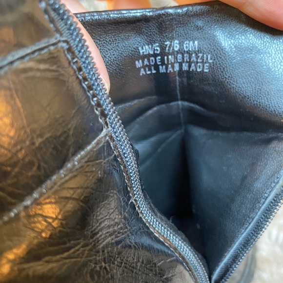 Franco Sarto faux Leather Heeled Ankle Booties Size 6M - Picture 9 of 10